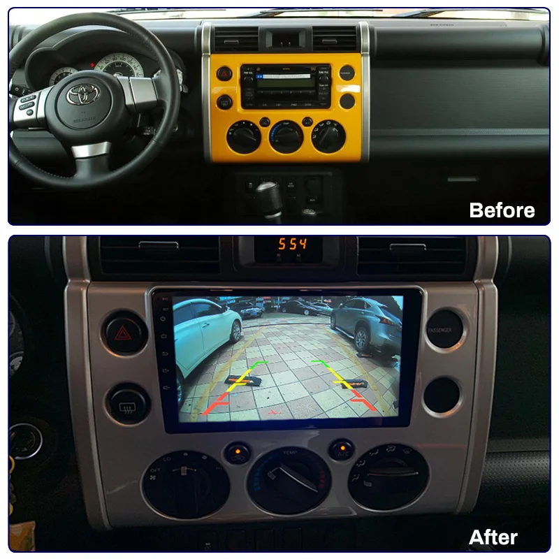 4G LTE 2G RAM Android 10 автомобильное радио аудио GPS мультимедийный плеер для Toyota FJ CRUISER 2007