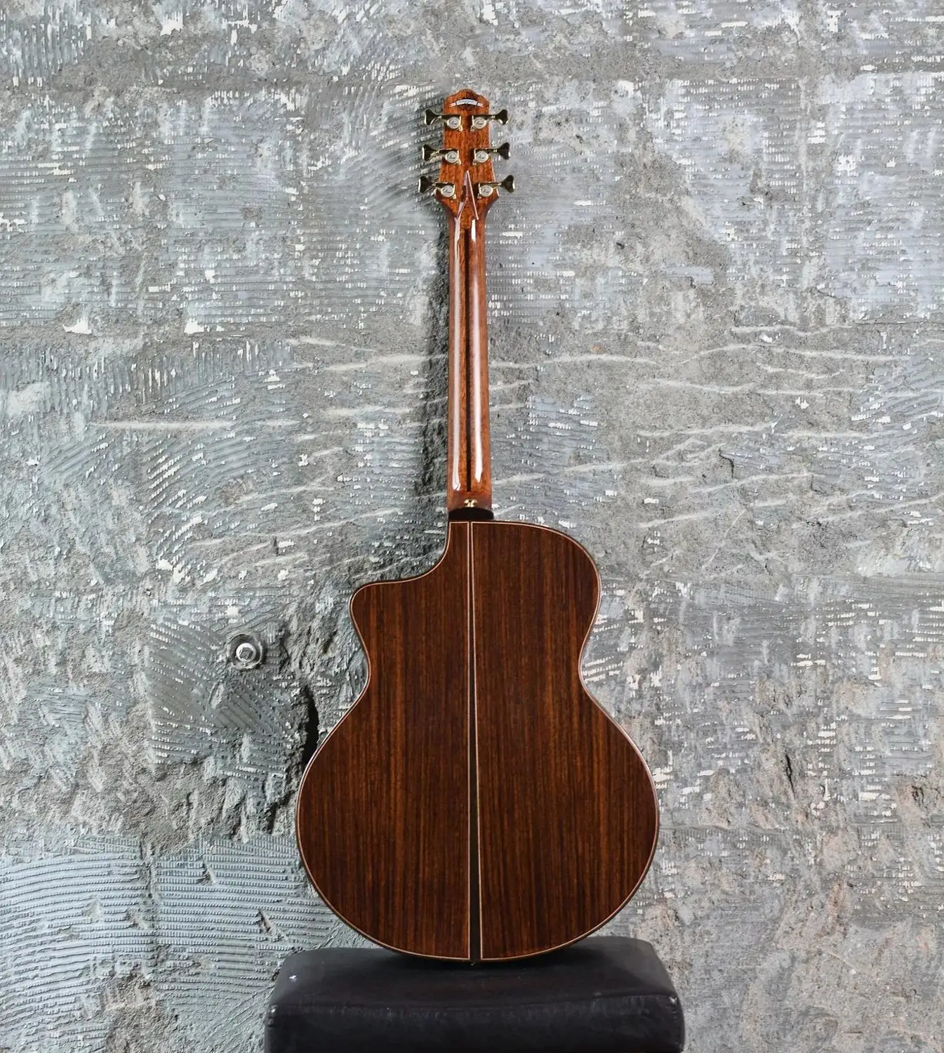 LeChant 41 дюймов елового Топ акустическая гитара с подлокотником наивысшего