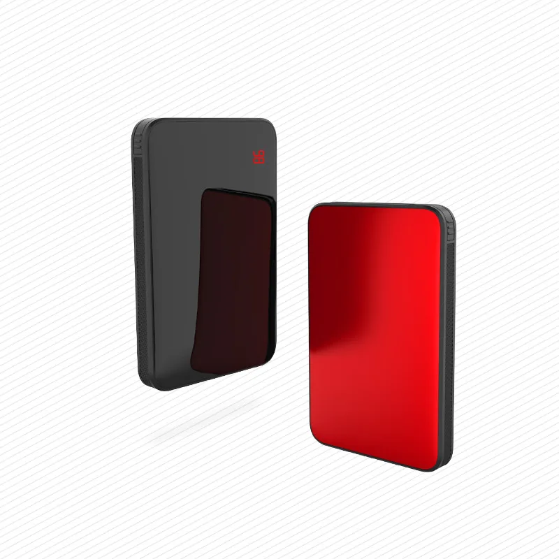 

8000mAh Mini Power Bank External Battery With Cables Portable Travel Powerbank Fast Charging Backup Power Battery
