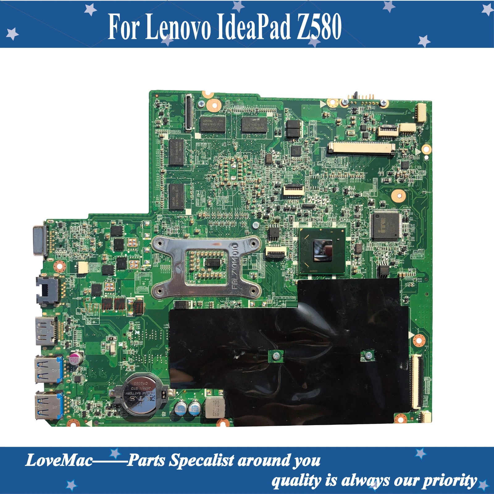 High quality FRU 90001735 DALZ3AMB8E0 is suitable for Lenovo Z580 Laptop Motherboard PGA989 HM76 GT630M/GT635M 100% tested | Компьютеры и