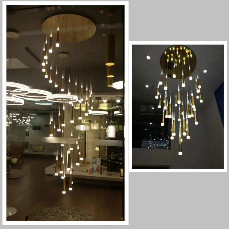 Скандинавская креативная индивидуальная Люстра для метеоритного душа освещение