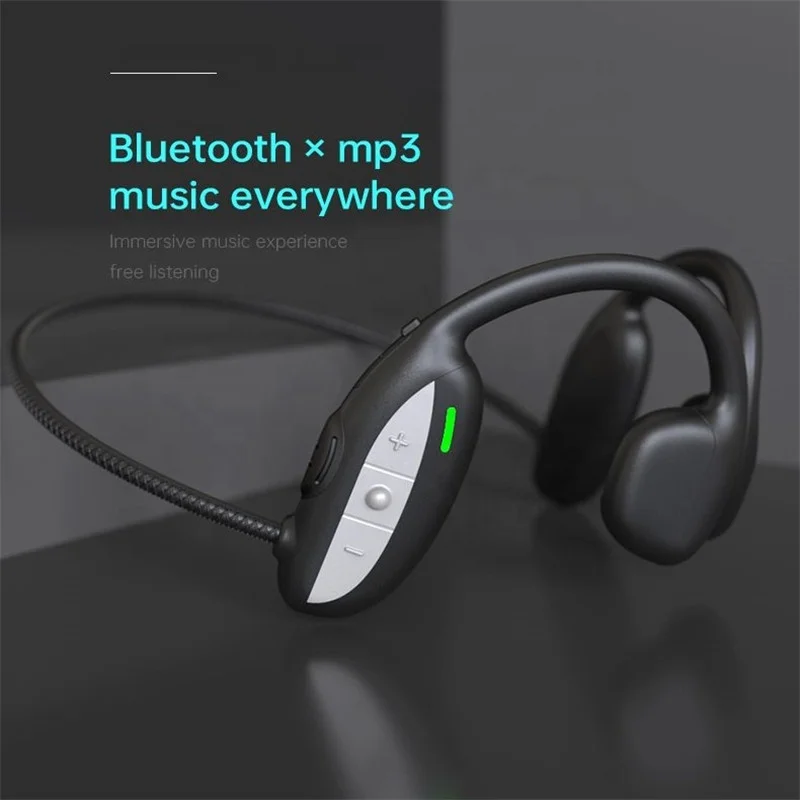 Bluetooth wireless headset as6, bone driven helmet, stereo, TF support, IPx4, memory card enlarge