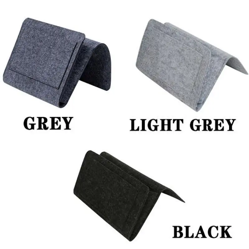 

Sofa Bedside Felt Storage BagSofa TV Remote Control Hanging Caddy Sofa Side Pouch Hanging Couch Storage Organizer Bed Holder Poc