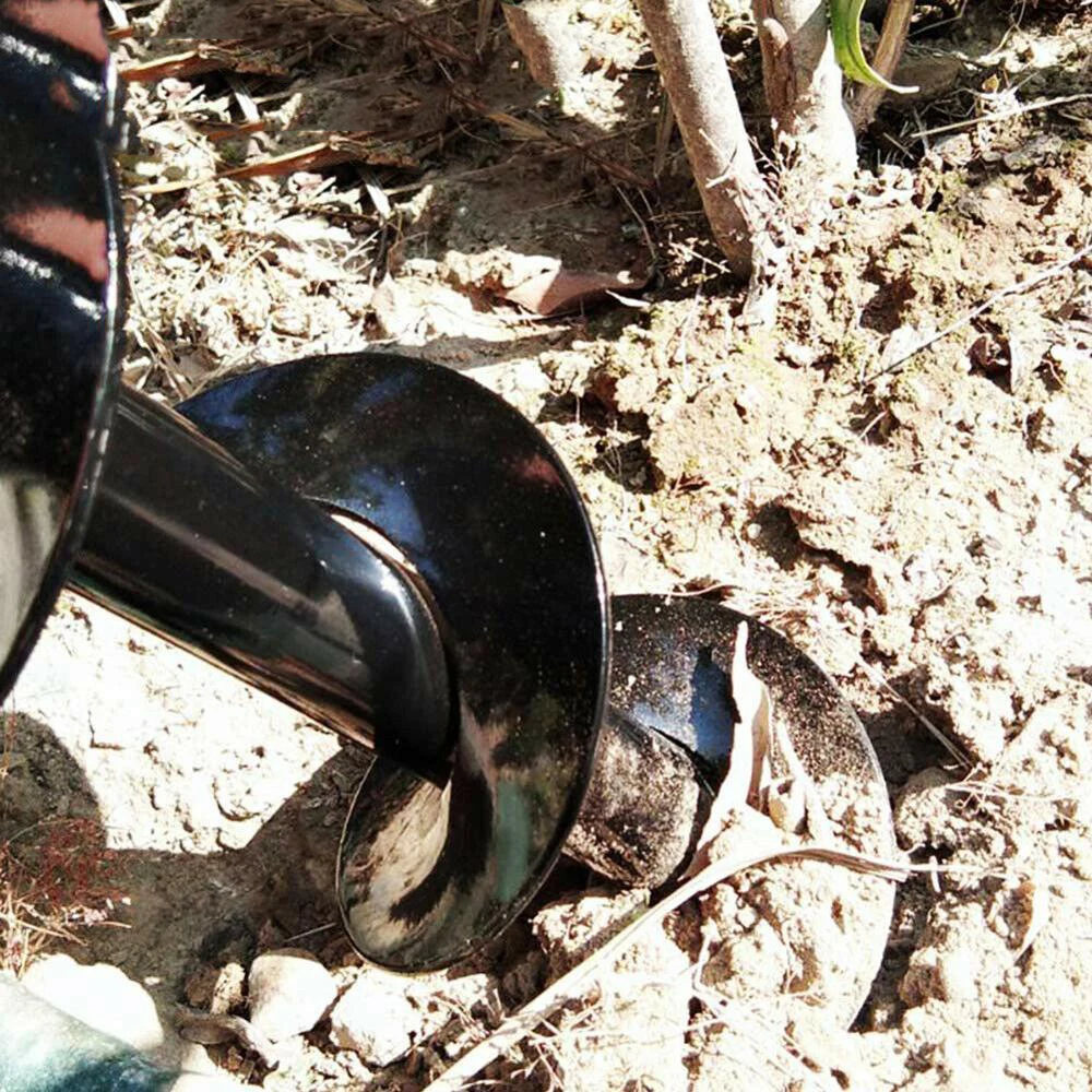 Наземное сверло короткий спиральный стержень для выращивания растений цветов