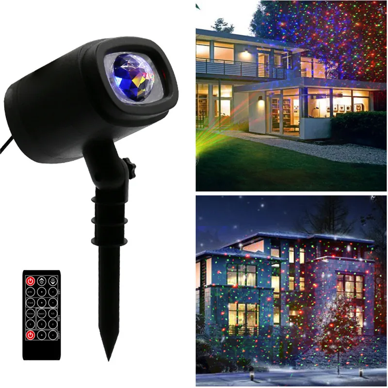 Хэллоуин проекционный свет рождественский проектор Led Рябь цвета морской волны с