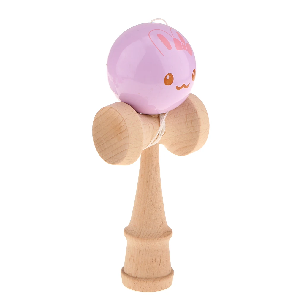 Шар Kendama милый ребенок лицо узор конкурентоспособная классическая игрушка для
