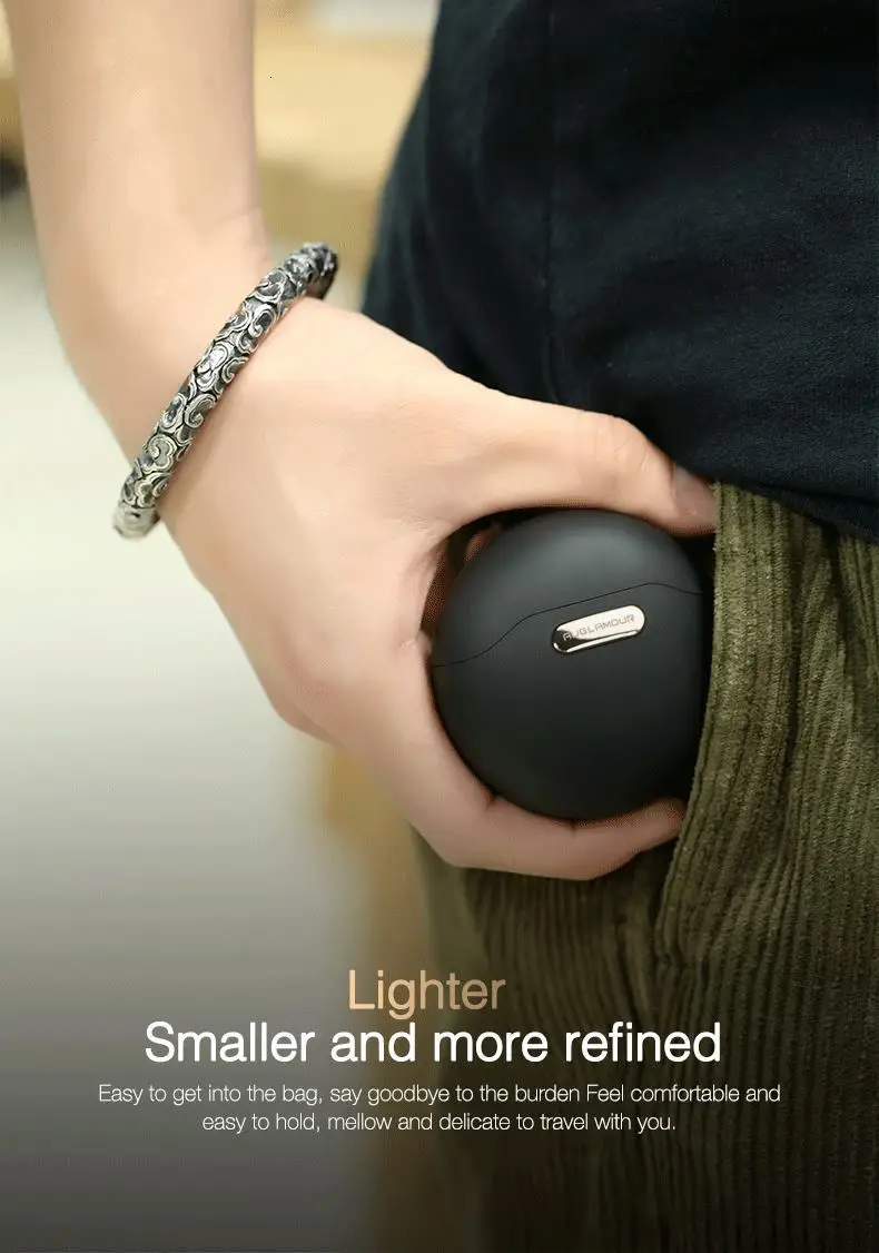 AUGLAMOUR AT-1 Bluetooth 5,0 TWS беспроводные наушники Blutooth с шумоподавлением водонепроницаемые спортивные наушники-вкладыши