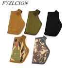 Тактическая нейлоновая кобура для скрытого пистолета, сумка для скрытого ношения, кожаный чехол с зажимом, металлический ремень, набор для пистолета