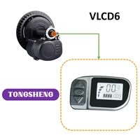 vlcd6 lcd display for tongsheng ebike mid drive motor tsdz2 kit electric bikelcd6
