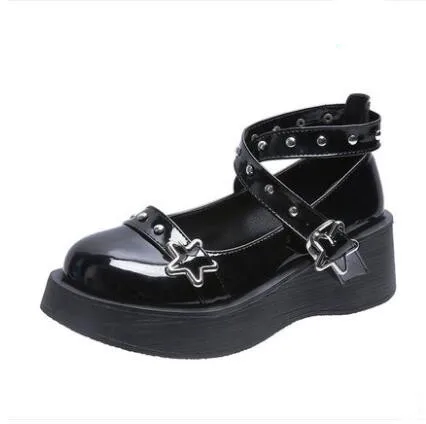 Devilian маленькая летучая мышь Стиль демон темное в готическом стиле Обувь на