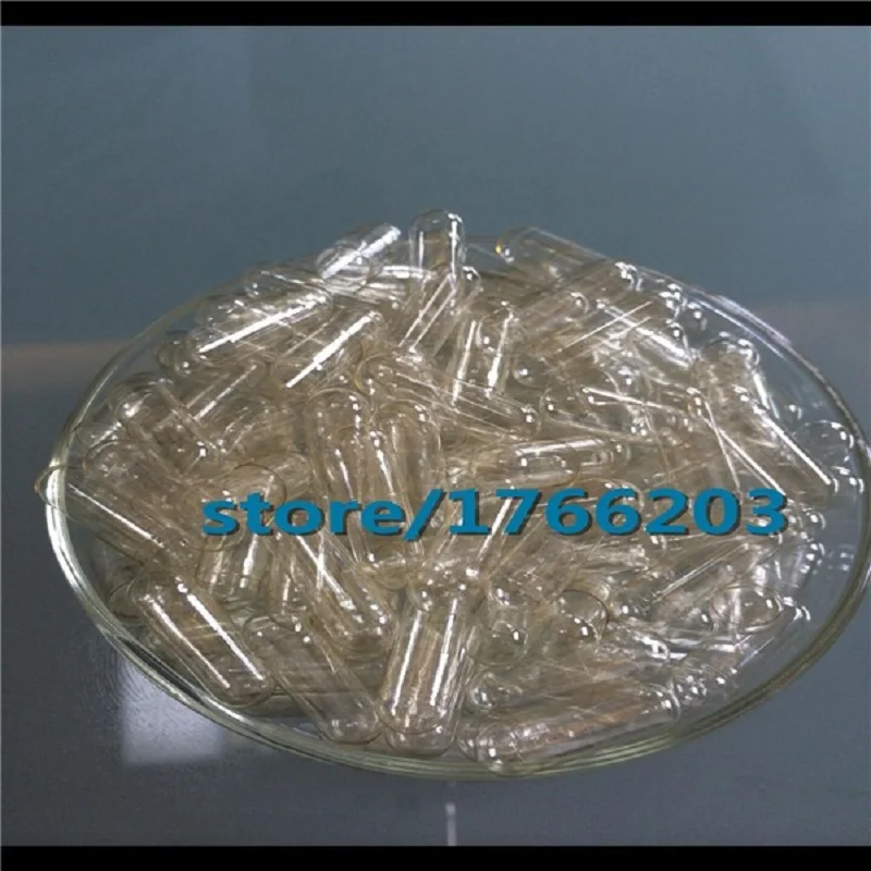 

00# 5000pcs! Clear-Clear Vegetable Empty Capsules,Vegetarian Empty Capsules! (joined or seperated capsules !)Tattoo accessories
