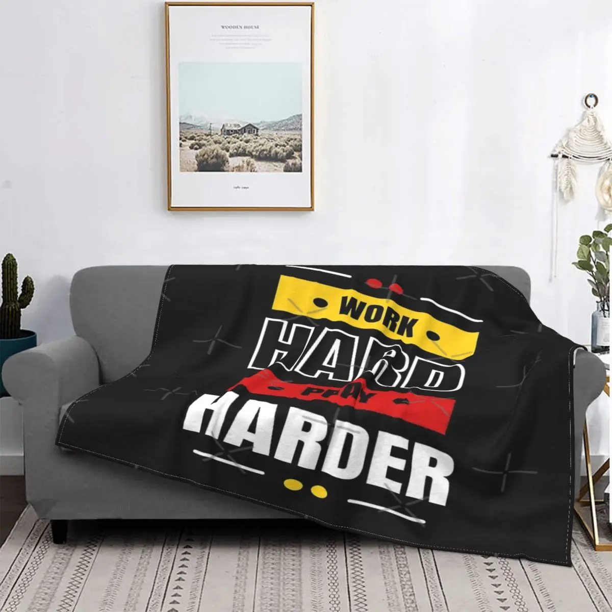 

Manta de lana para el trabajo duro, cobertor de tela escocesa para cama, sofá, toalla de playa de lujo