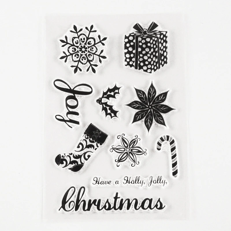 

Christmas Stamps Have a Holly Jolly Stamps For Scrapbooking