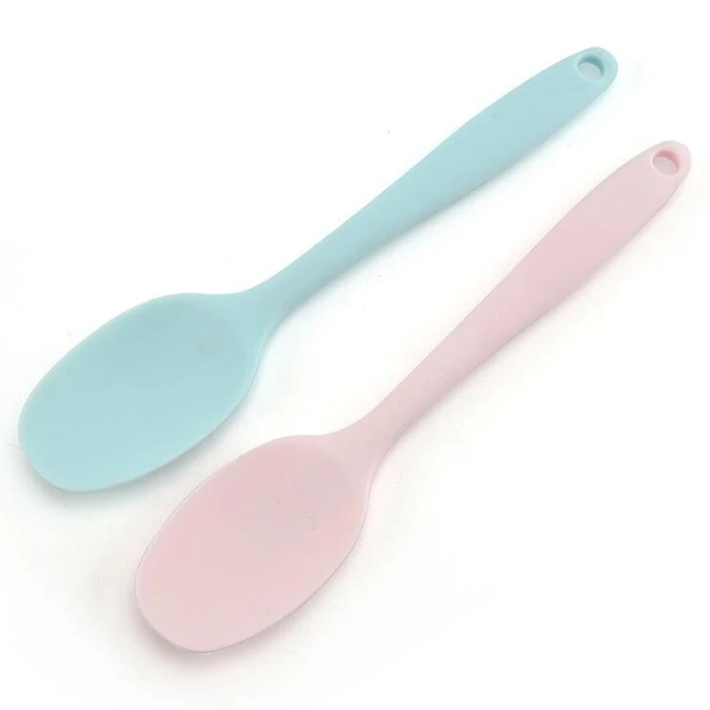 Термостойкая Силиконовая ложка лопатка кухонная посуда ручка скребок