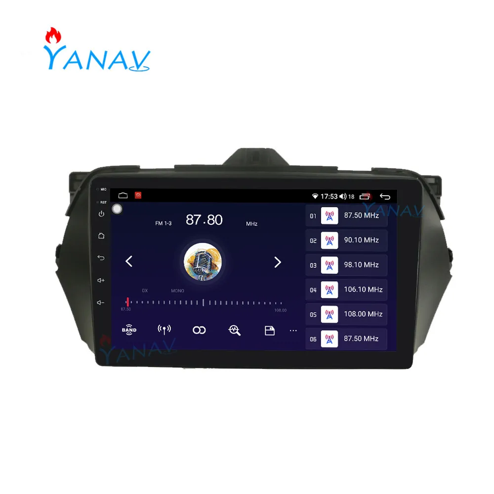 Автомобильное радио 128G Android мультимедийный GPS-навигатор головное устройство для