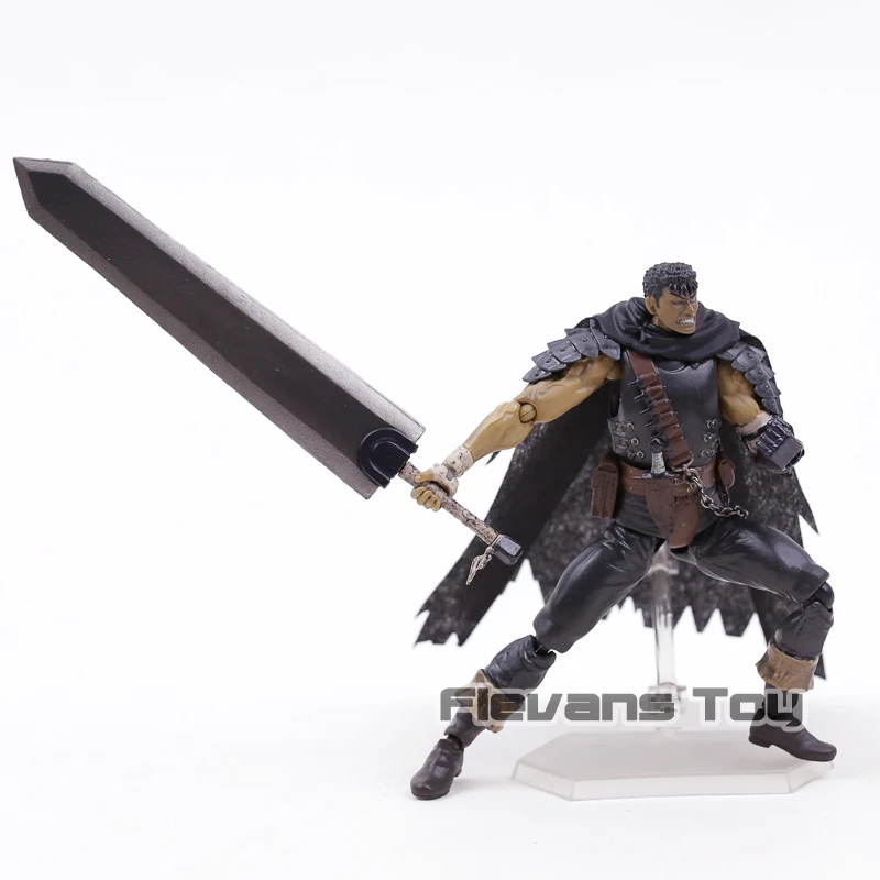 

Figma 359 Berserk Guts Black Swordsman Ver Repaint Edition PVC Action Figure Collectible Model Toy