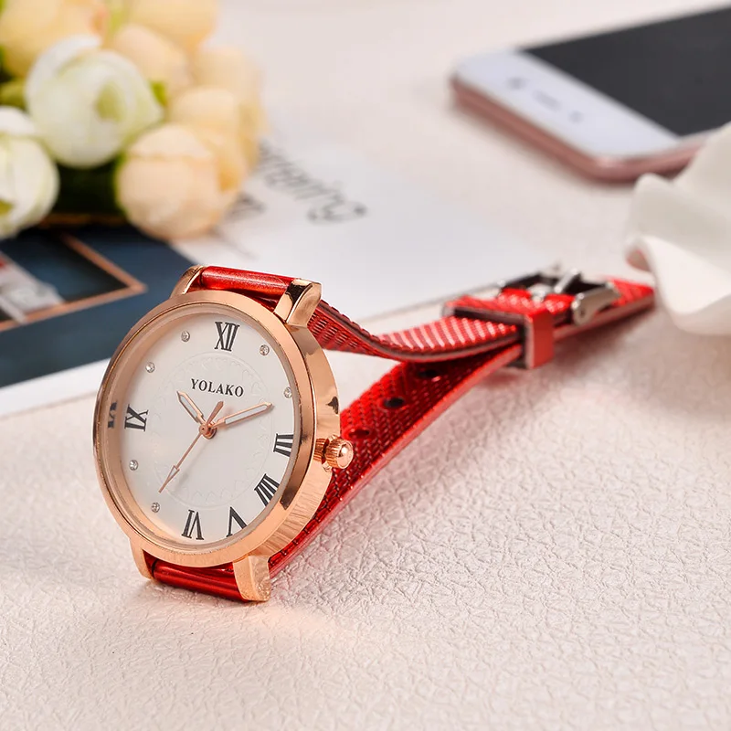 2020 модные наручные часы для женщин стильные повседневные Простые пряжки золотые