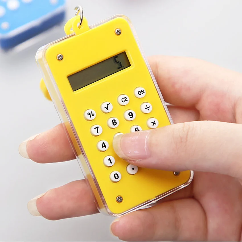 Карамельный цвет мини Стандартный Функция калькулятор 8 разрядный Дисплей с