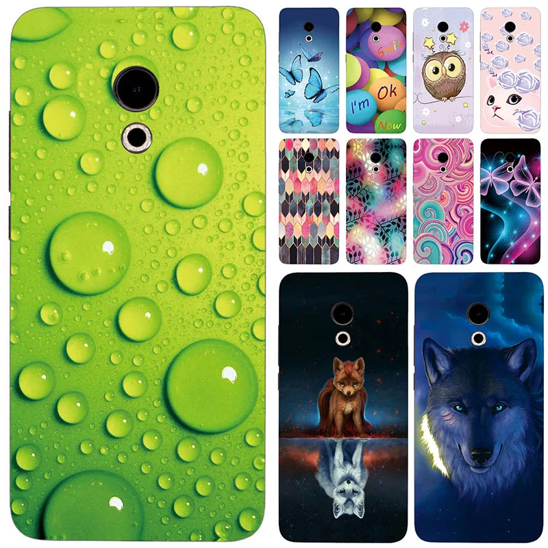 Чехол для Meizu Pro 6 / MX6Pro Модный чехол силиконовый мягкий ТПУ защитный чехол для телефона s Coque