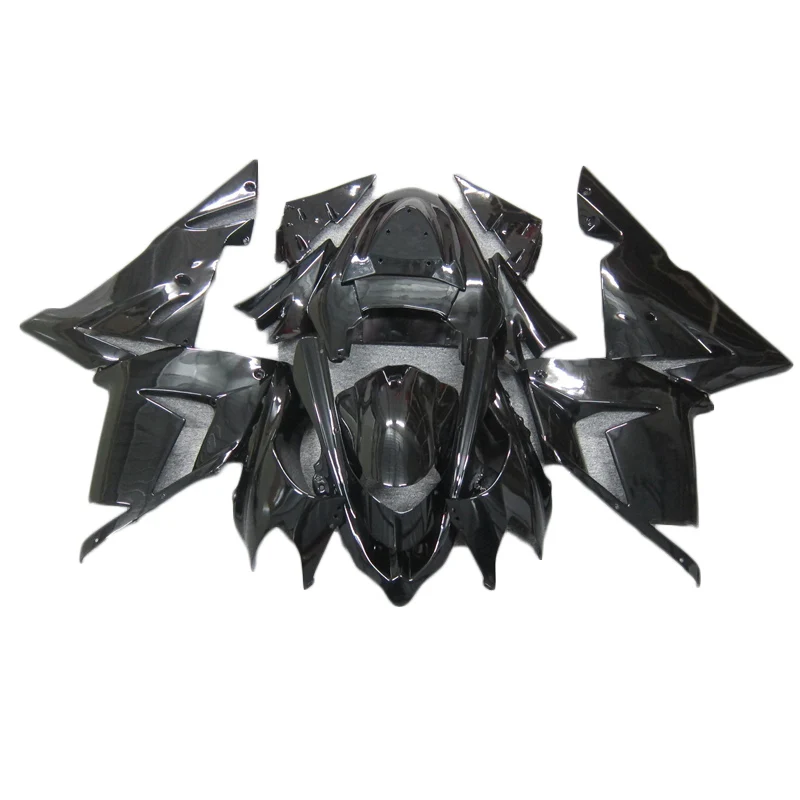 

Обтекатели рамы мотоцикла для Kawasaki Ninja ZX10R 2004 2005 черный ninja zx10r 04 05 комплекты обтекателей инъекций FG39