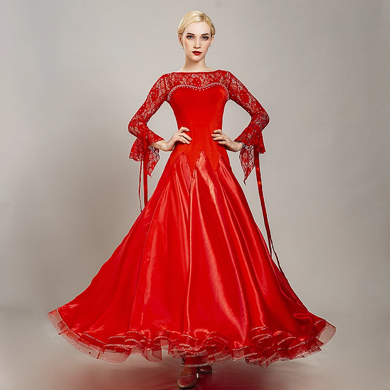 Стандартное танцевальное платье для бальных танцев танцевальные костюмы вальса