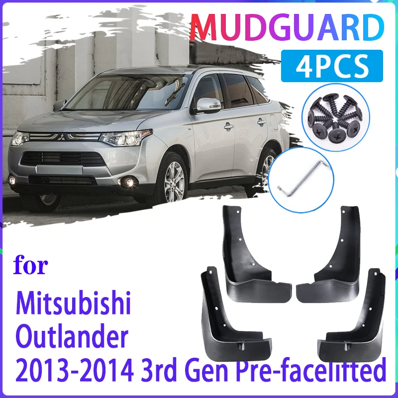 

Car Mud Flaps for Mitsubishi Outlander 2013 2014 Mudguard Splash Guards Fender Mudflaps Auto Accessories
