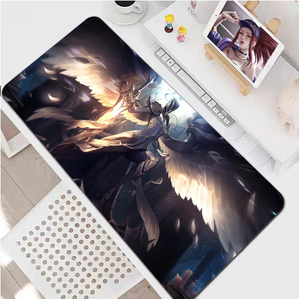 

Настольный коврик League of Legends Kayle, коврик для мыши, игровой коврик для клавиатуры, Настольный коврик для мыши, игровые аксессуары для Overwatch