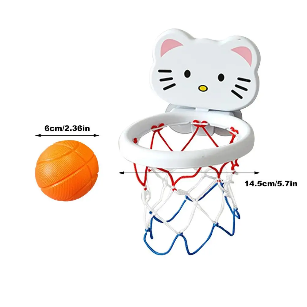 Suction Cup Shooting Basketball Hoop Baby Bath Toys Bathroom Shower Cartoon Animal Toy Kid Play Water Game Toy For Children