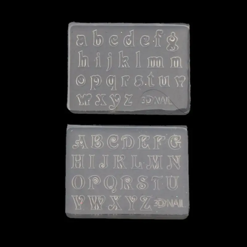 

2Pcs 3mm Small Numbers Letters Mold Resin Message Fillings Making Jewelry Making 83XF