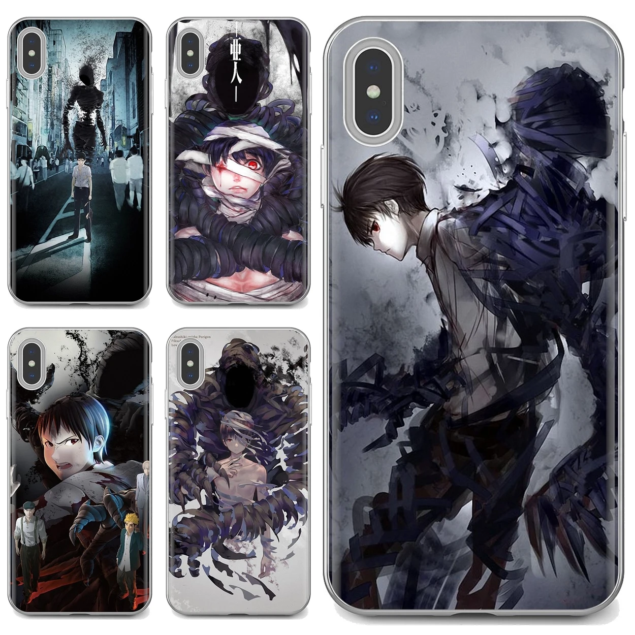 

Ajin Japan Satou Kai Nagai Kei Bling Phone Case For iPhone iPod Touch 11 12 Pro 4 4S 5 5S SE 5C 6 6S 7 8 X XR XS Plus Max 2020