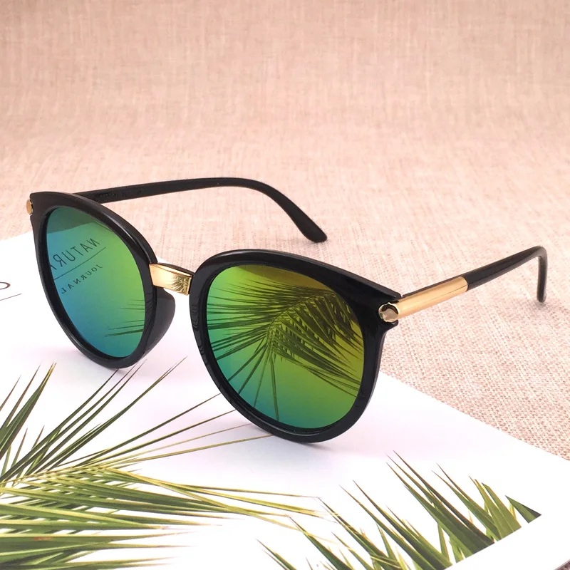 

Classic Round Vintage Sunglasses Women Fashion Brand Design Mirror Sun Glasses Female Shades Retro Gafas Oculos De Sol UV400