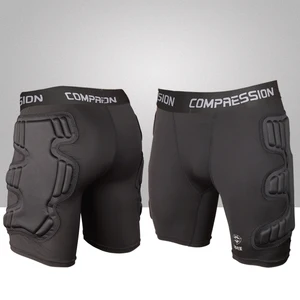Imported Free Shipping new goalkeeper Uniforms soccer EVA thick sponge protective shorts training equipment p
