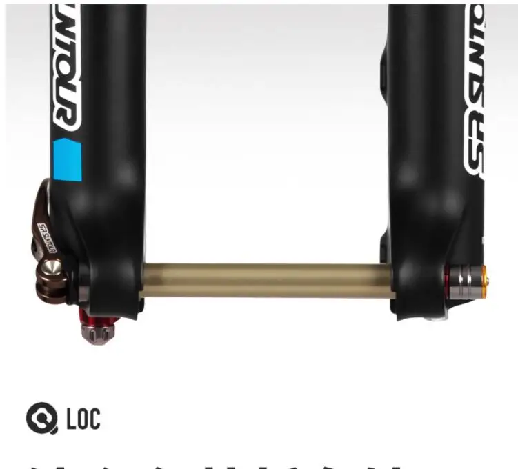 Вилка SR Suntour Axon32 Boost коническая для горного велосипеда 29 дюймов 1 1/2 дюйма ручное