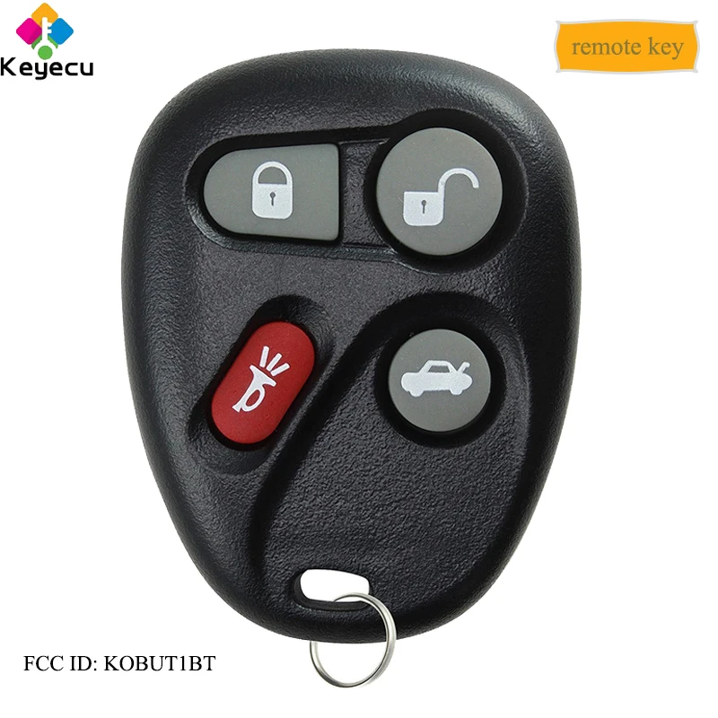 

KEYECU дистанционный Автомобильный ключ с 4B для GMC для Pontiac для Chevrolet для Cadillac для Buick FCC ID: KOBUT1BT