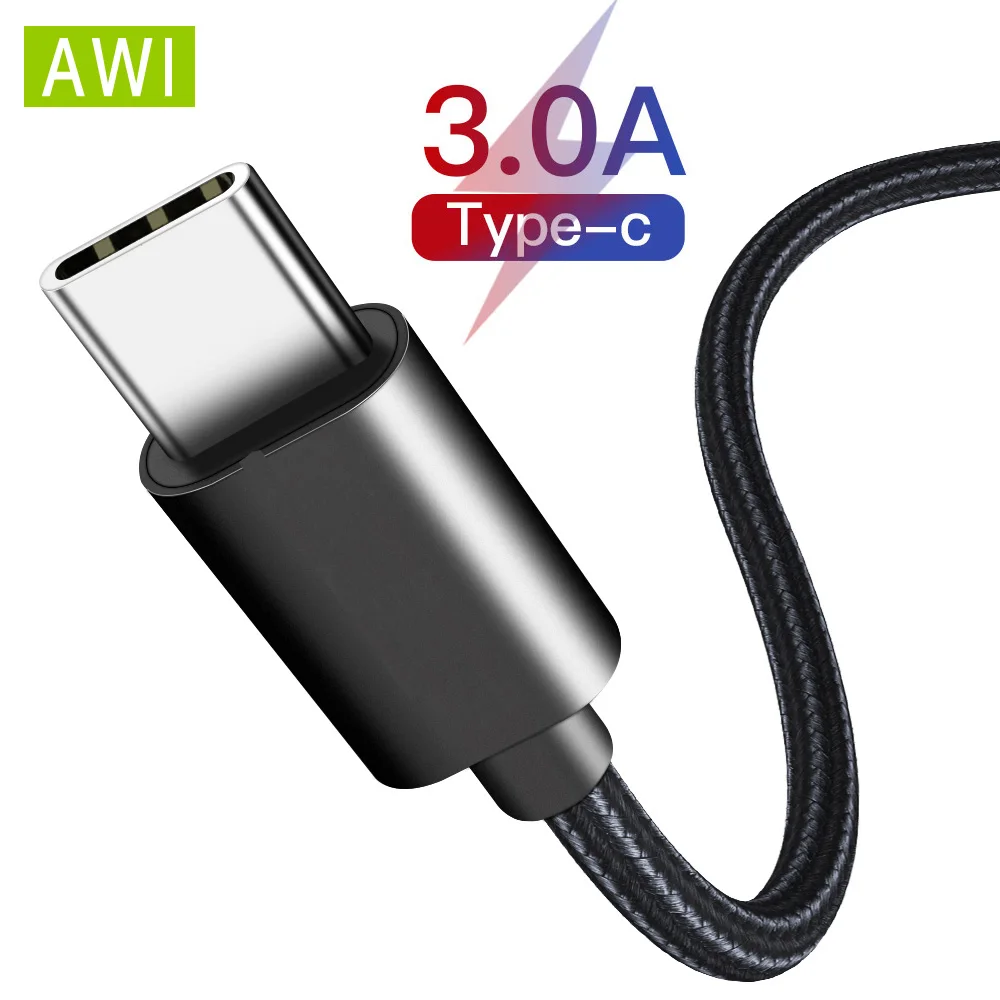 Кабель USB Type C для Samsung Galaxy S10 S9 S8 Plus зарядный кабель быстрой зарядки Xiaomi Huawei mate 20 P20