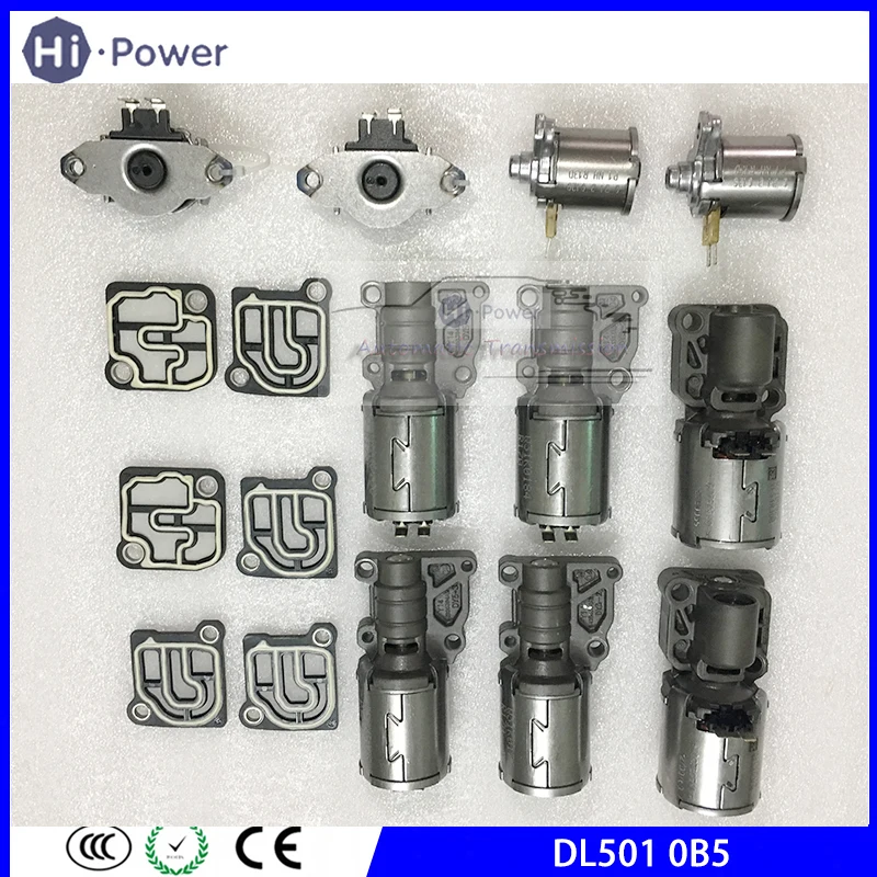 

Соленоид переключения передач 0B5 DL501 7-ступенчатый электромагнитный клапан коробки передач для AUDI A4 A5 A6 A7 Q5 DL501