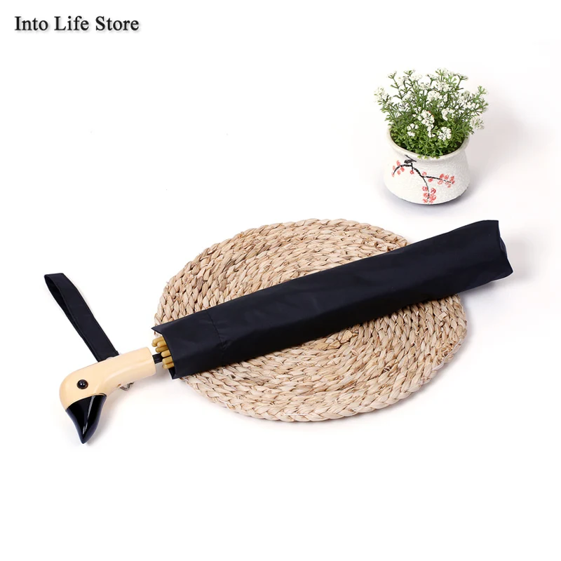 

Cute Sun Umbrella Beach UV Yellow Duck Kids Umbrella for Girl Baby Clear Folding Umbrellas Windproof Parasols Gift Ideas UPF50+