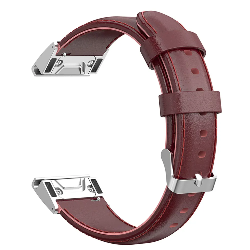 

Сменный кожаный ремешок для Garmin Fenix 3 5X Plus, спуск, Mk1, Tactix, Bravo D2, Charles Forerunner 935, 945, 20 мм, 26 мм