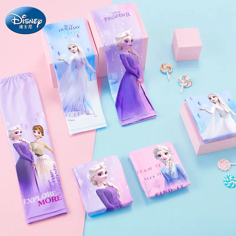 

Disney Cartoon Children's Ice Sleeves Summer Sunscreen Breathable Student Thin Ice Silk Sleeves Children's Frozen Sports Sleeves