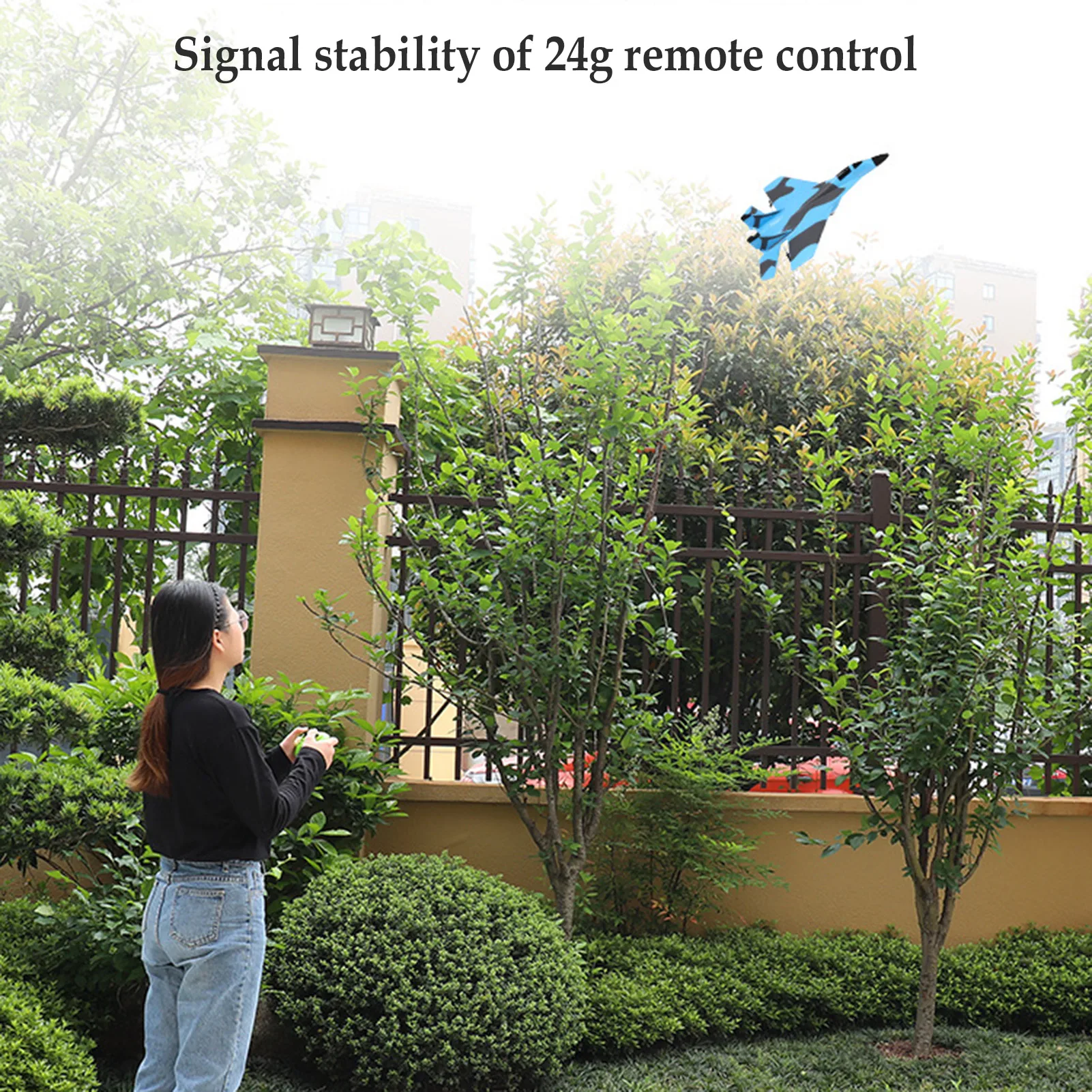 

Electric RC Airplane RTF EPP Foam 2.4G Controller Aircraft Lightweight Durable Airplane Model 300m Glider RC Aircraft Model Toy