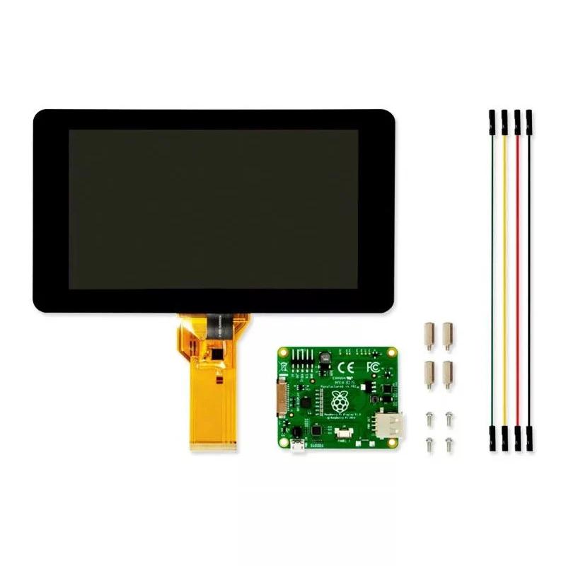 Raspberry Pi Official 7-дюймовый сенсорный экран дисплей 7 дюймов 800*480 ЖК-монитор для 4 3