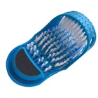 Пластиковые массажные тапочки для удаления омертвевшей кожи, скребок для ног туфли для ванны с щеткой, домашние Тапочки для ванной комнаты щетка для чистки ступней