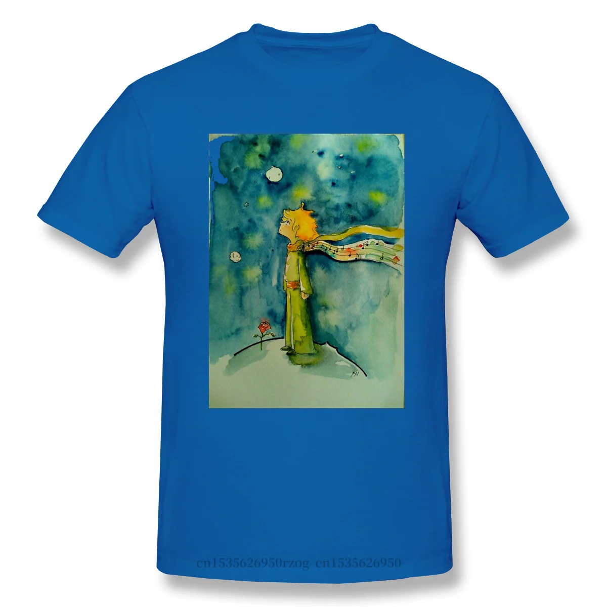 

New Summer Active Design The Little Prince About Life and Human Nature Cotton Men T-Shirt