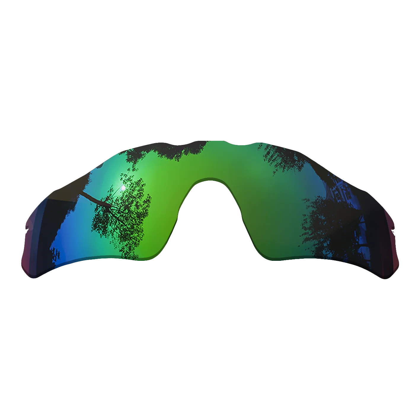 

Polarized Replacement Lense For-Oakley Radar EV Path Sunglasses Frame True Color Mirrored Coating - Green Options