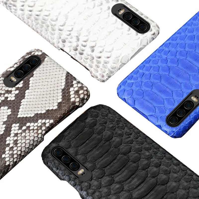 Чехол из натуральной кожи питона для huawei mate 20 p30 p20 pro Lite чехол телефона Роскошный