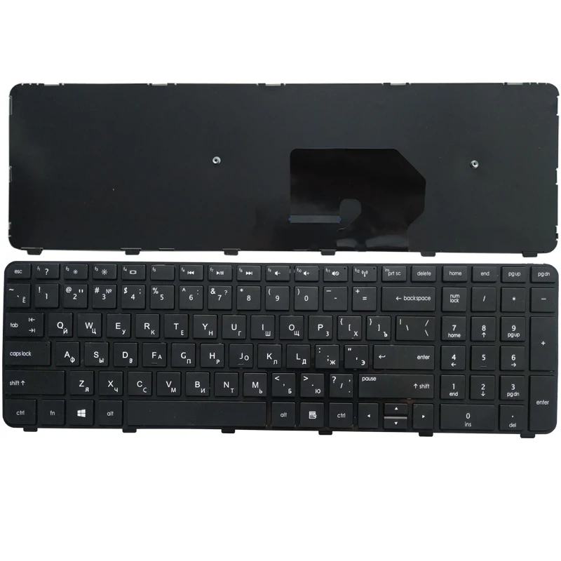 Русская клавиатура для HP Pavilion черная с рамкой на 634016 251 639396 RU|keyboard for hp|keyboard hp
