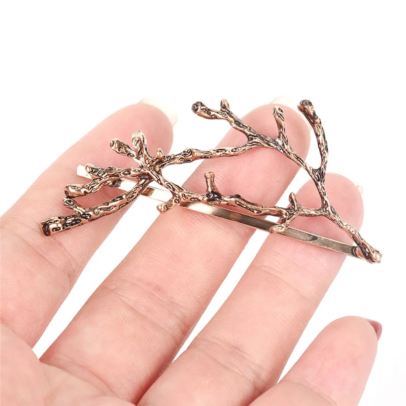 

Hairgrips Tree Hair Clips Girls Alloy Branch Hairpins Lady Elegance Metal Hair Accessories For Women