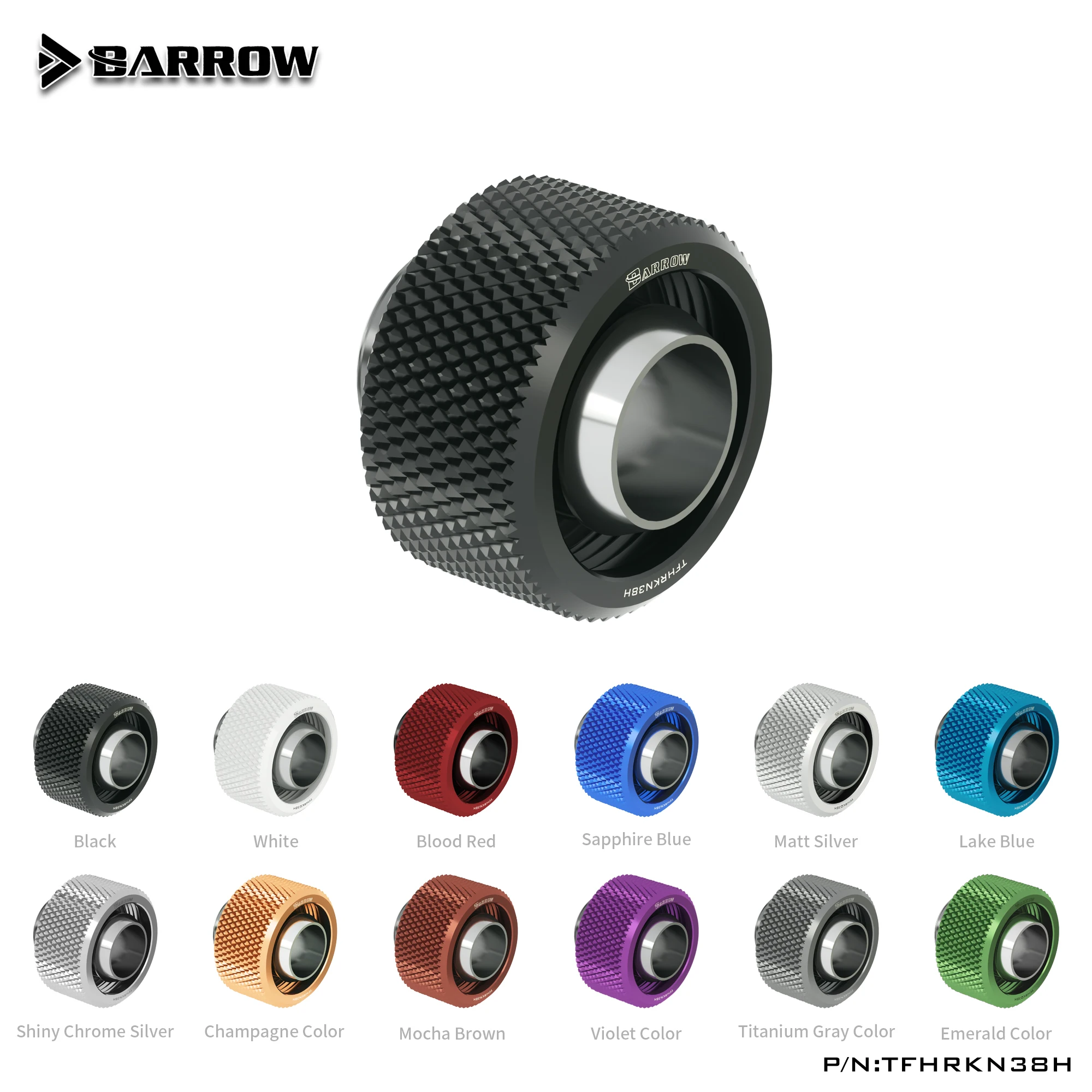 Barrow TFHRKN38H 3/8 дюйма ID * 5/8 OD 10x16 мм Мягкие трубные фитинги G1/4 для мягких труб|water cooling