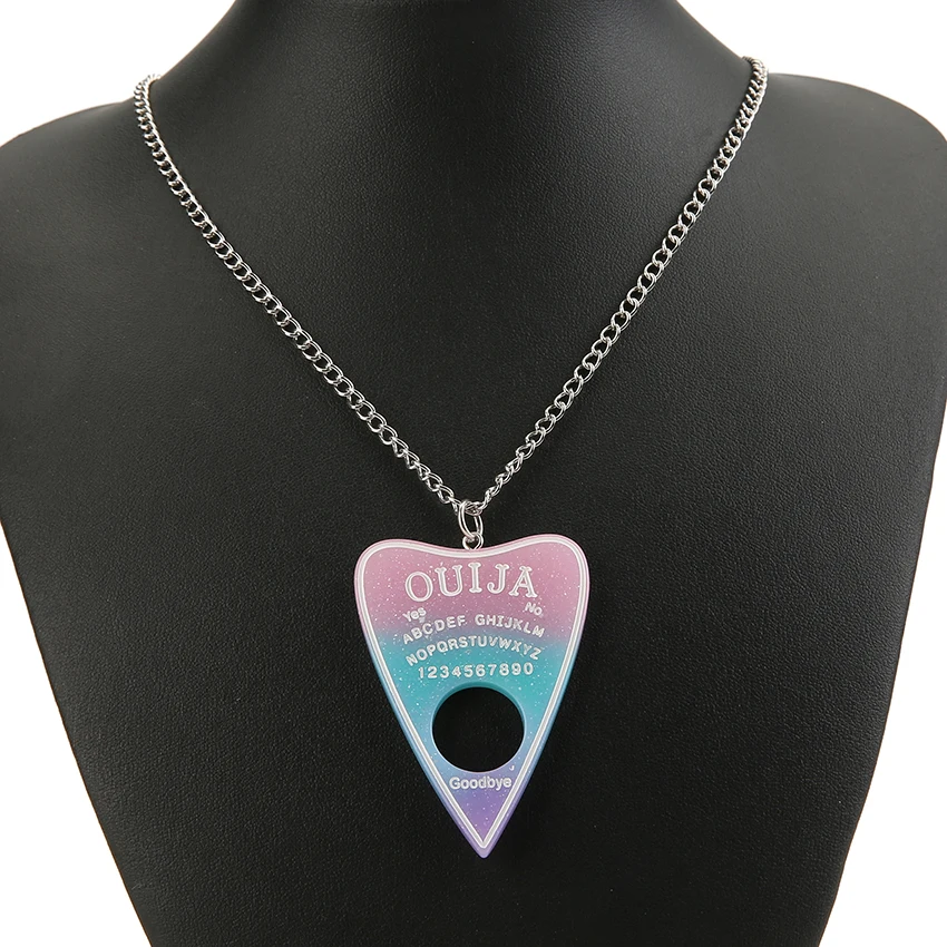 1PC Women Necklace Multicolor Resin Ouija Plate Pendant for Children Birthday Gift FashionJewelry | Украшения и аксессуары