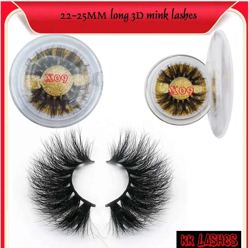 Новые 25 мм ресницы 5D норковые длинные Индивидуальные СЕКСУАЛЬНЫЕ накладные